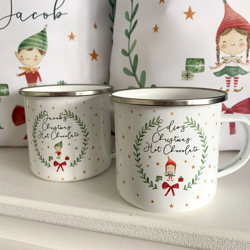 Personalised Kids Christmas Hot Chocolate Mug