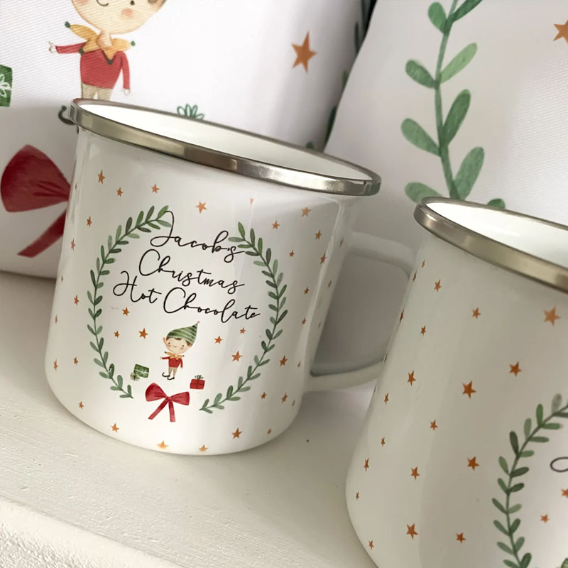 Personalised Kids Christmas Hot Chocolate Mug
