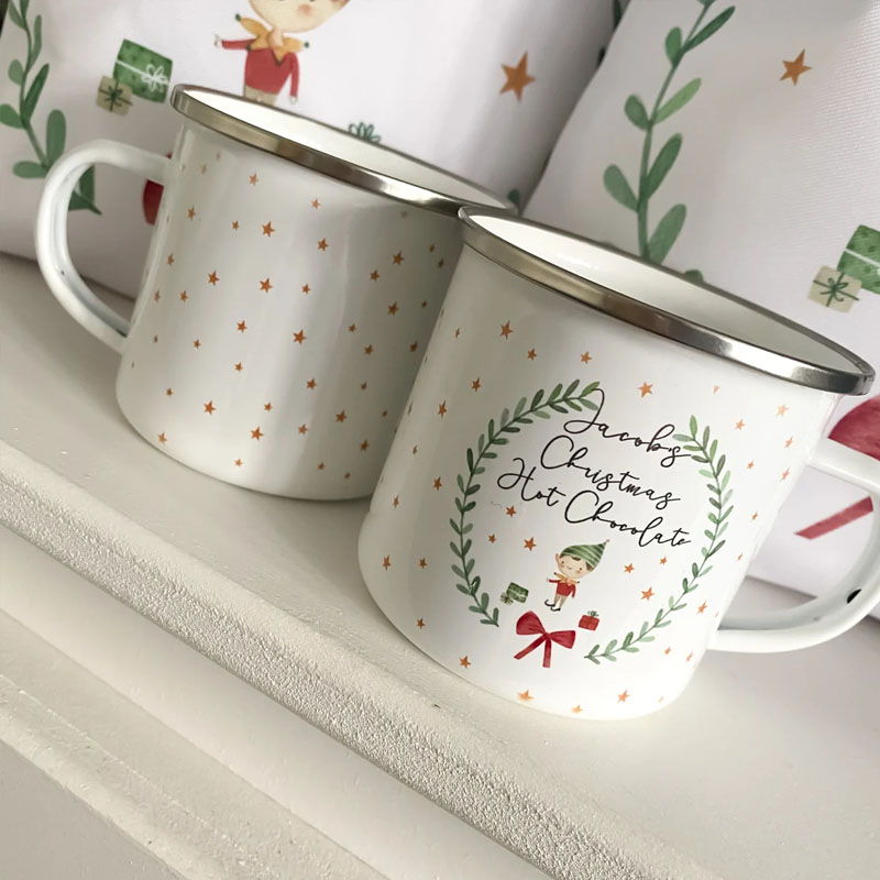 Personalised Kids Christmas Hot Chocolate Mug