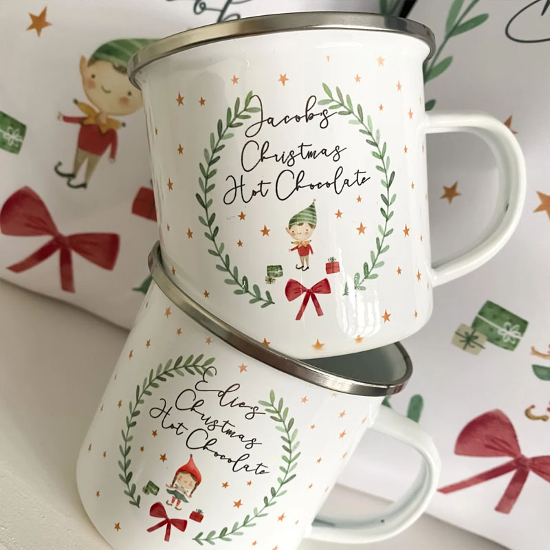 Personalised Kids Christmas Hot Chocolate Mug