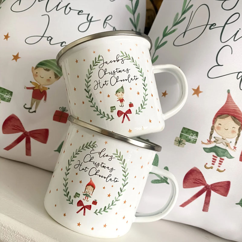 Personalised Kids Christmas Hot Chocolate Mug