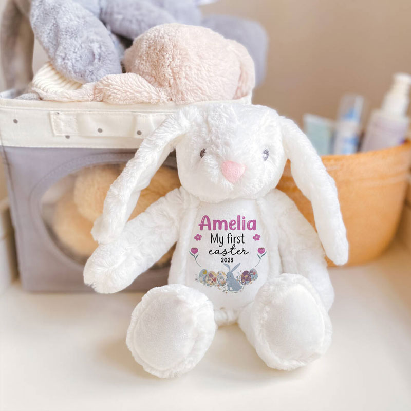 Personalised My First Easter Bunny Toy With Name