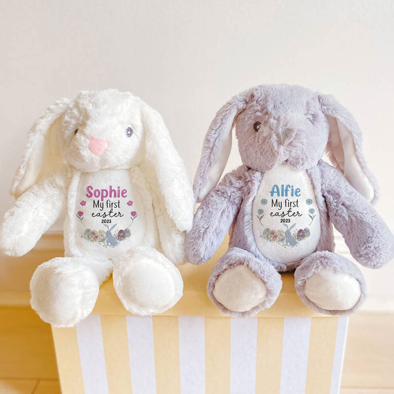 Personalised My First Easter Bunny Toy With Name