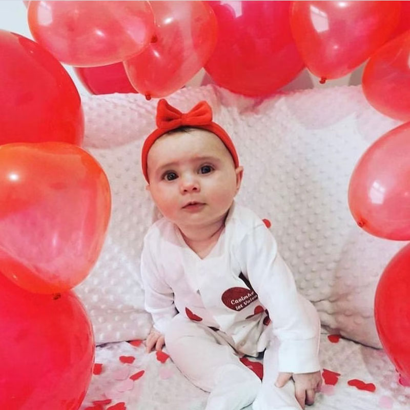 Personalised My first Valentine's Baby Onesie