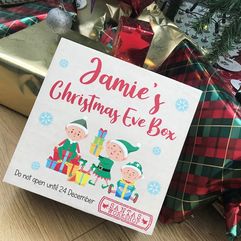 Personalised Name Christmas Eve Box Perfect Xmas gift