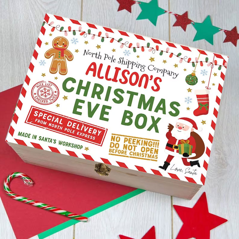Personalised Name Christmas Eve Box Perfect Xmas gift