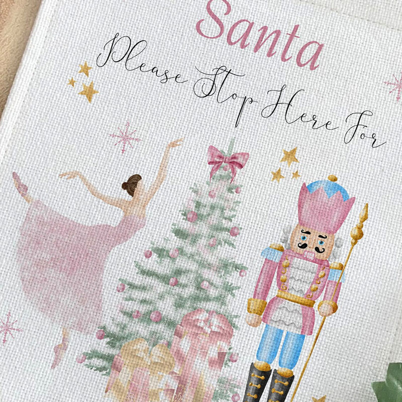 Personalised Santa Stop Here Sign Baby Gift