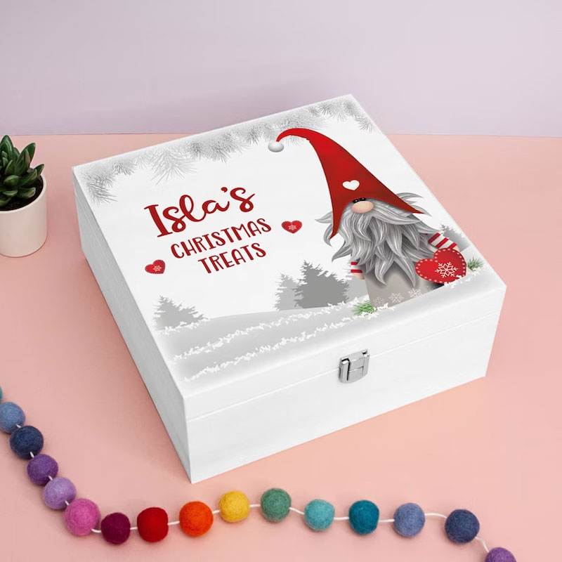 Personalised White Christmas Eve Box - Christmas Hamper