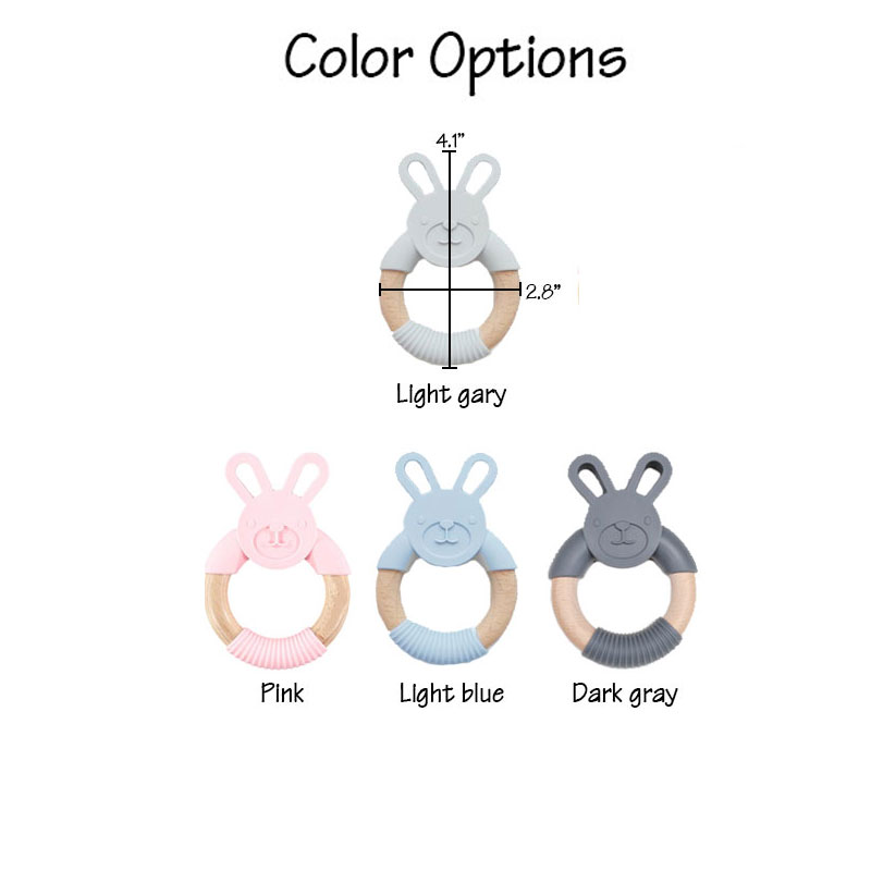 Personalised baby gift teether baby toy