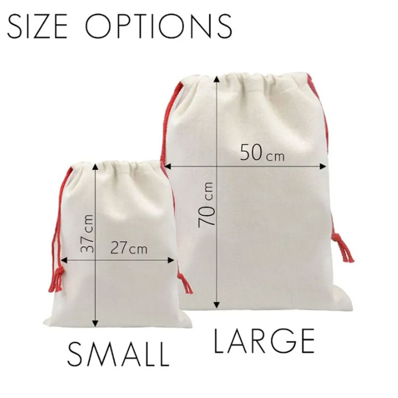 Personalised santa sack Kid first Christmas gift