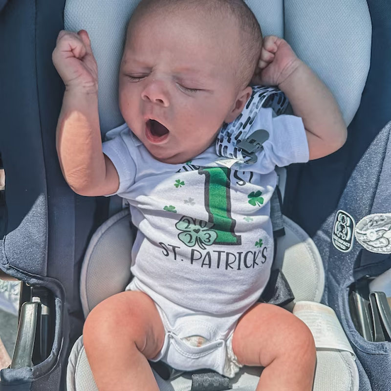 Personalized 1st St. Patrick's Day Baby Onesie