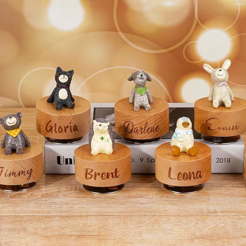 Personalized Animal Musical Box Baby Shower Gift