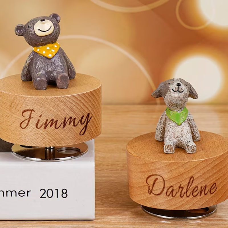 Personalized Animal Musical Box Baby Shower Gift