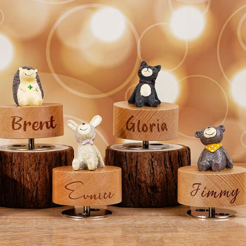 Personalized Animal Musical Box Baby Shower Gift