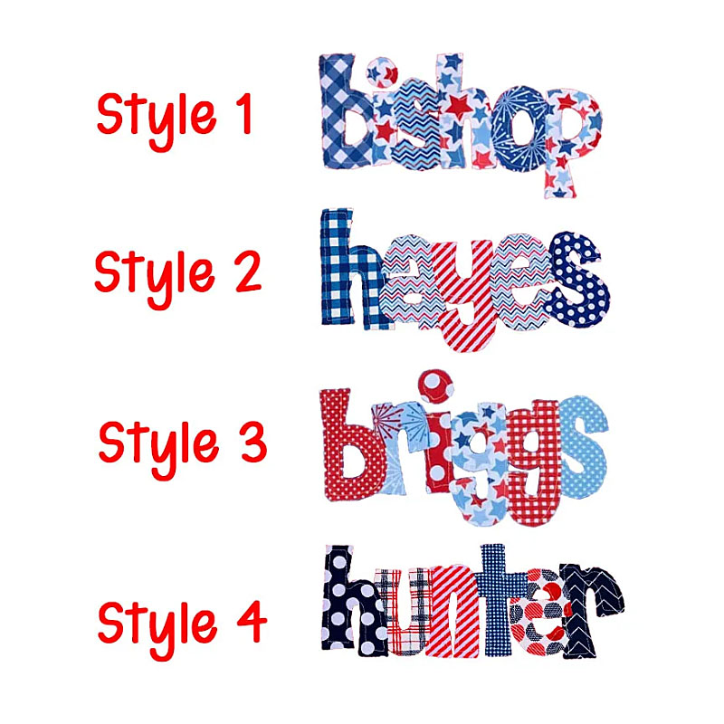 Personalized Baby Vintage July 4th Onesie Set