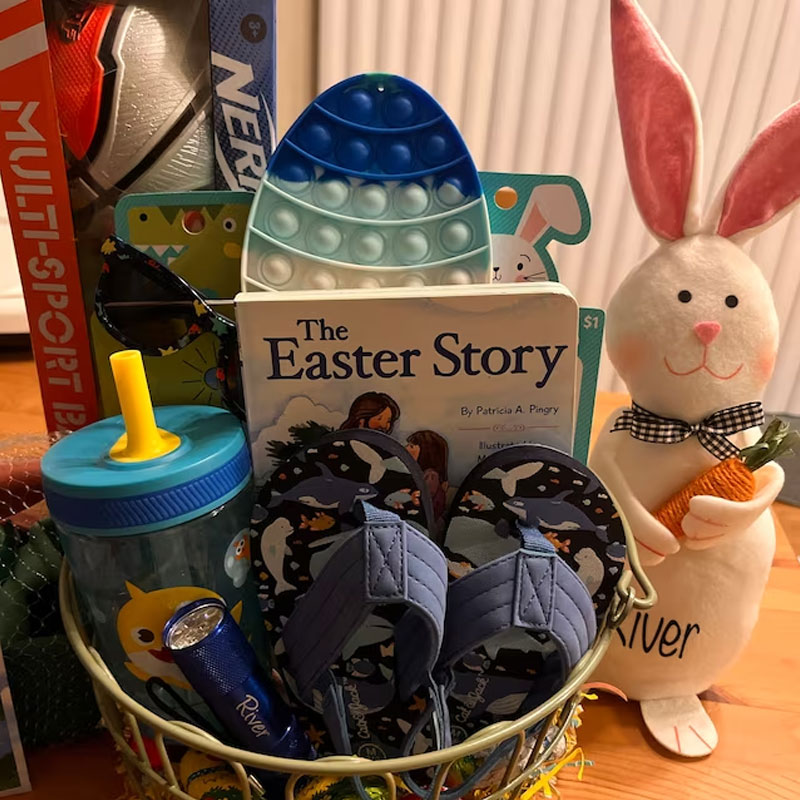 Personalized Beanie Bunny Toy, Spring Decor, Easter Decor