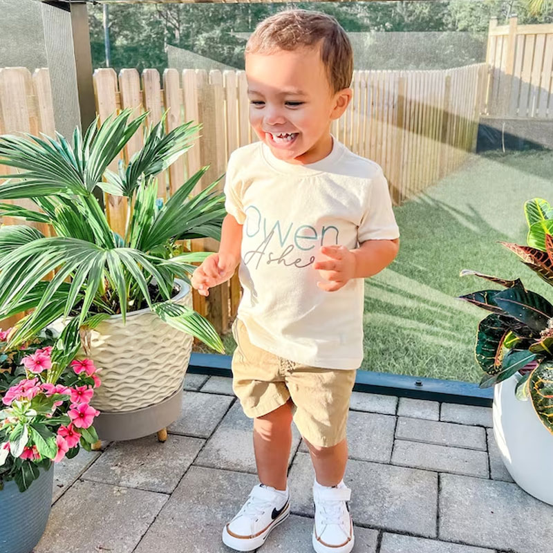 Personalized Boys Name Toddler T Shirt