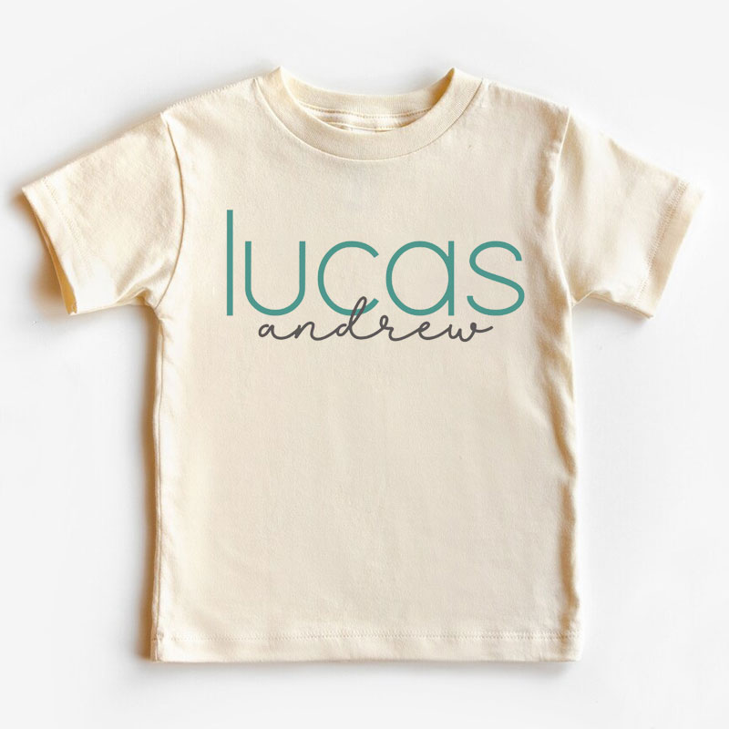 Personalized Boys Name Toddler T Shirt