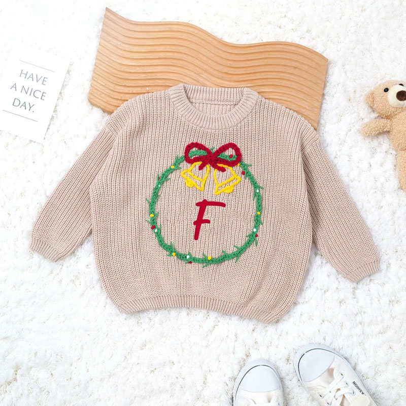Personalized Christmas Baby Toddler Sweater Holiday Sweater