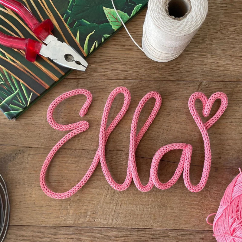Personalized Cotton Nursery Name Tags