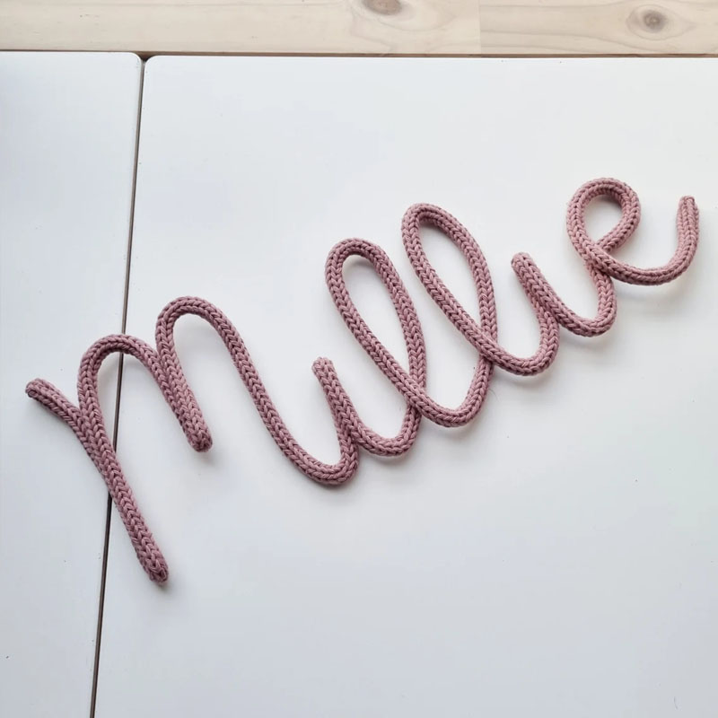 Personalized Cotton Nursery Name Tags