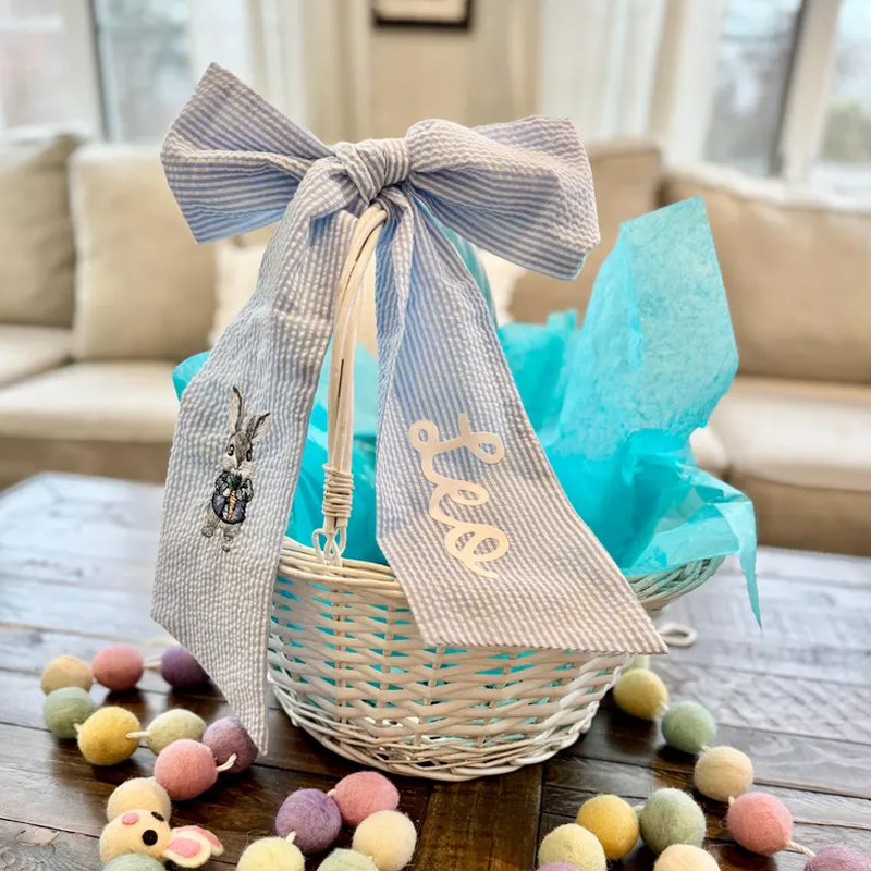 Easter Basket Year Boy Birthday Gift Personalized Easter Bunny