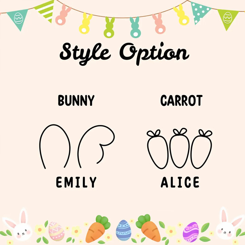Personalized Easter Basket With Baby Name