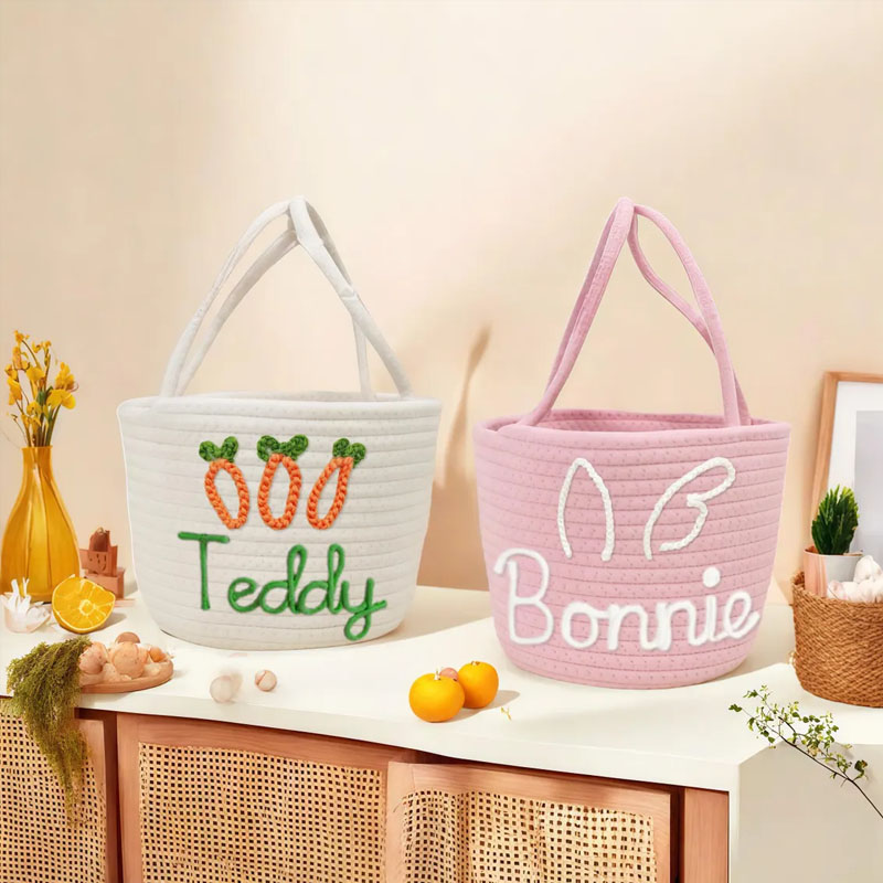 Personalized Easter Basket With Baby Name