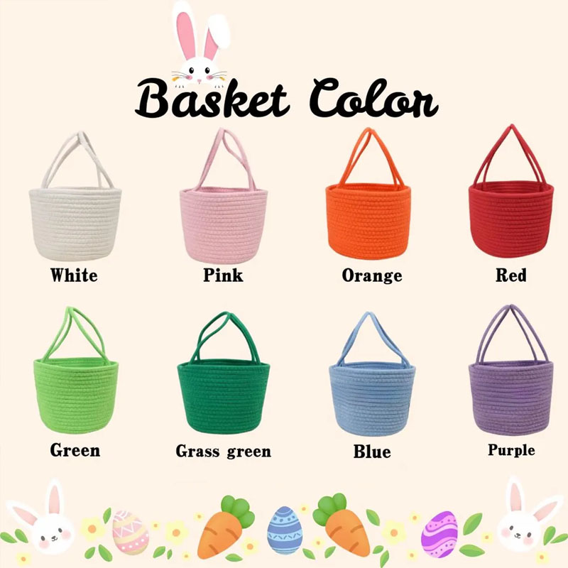 Personalized Easter Basket With Baby Name