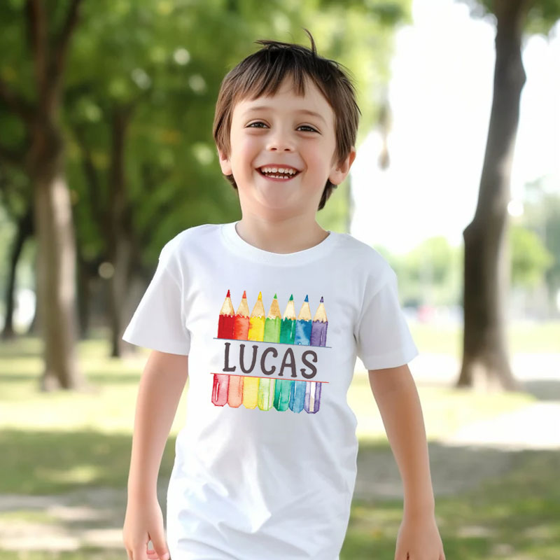 Personalized First Day Of School Kids Shirt