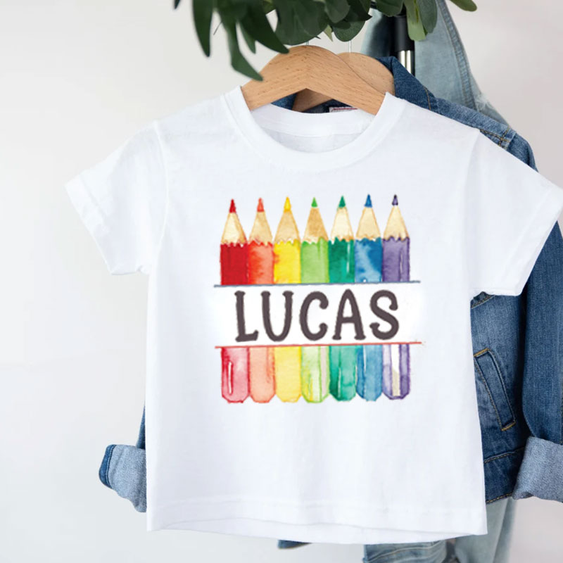Personalized First Day Of School Kids Shirt