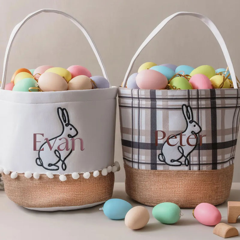 Personalized Handmade Easter Egg Basket