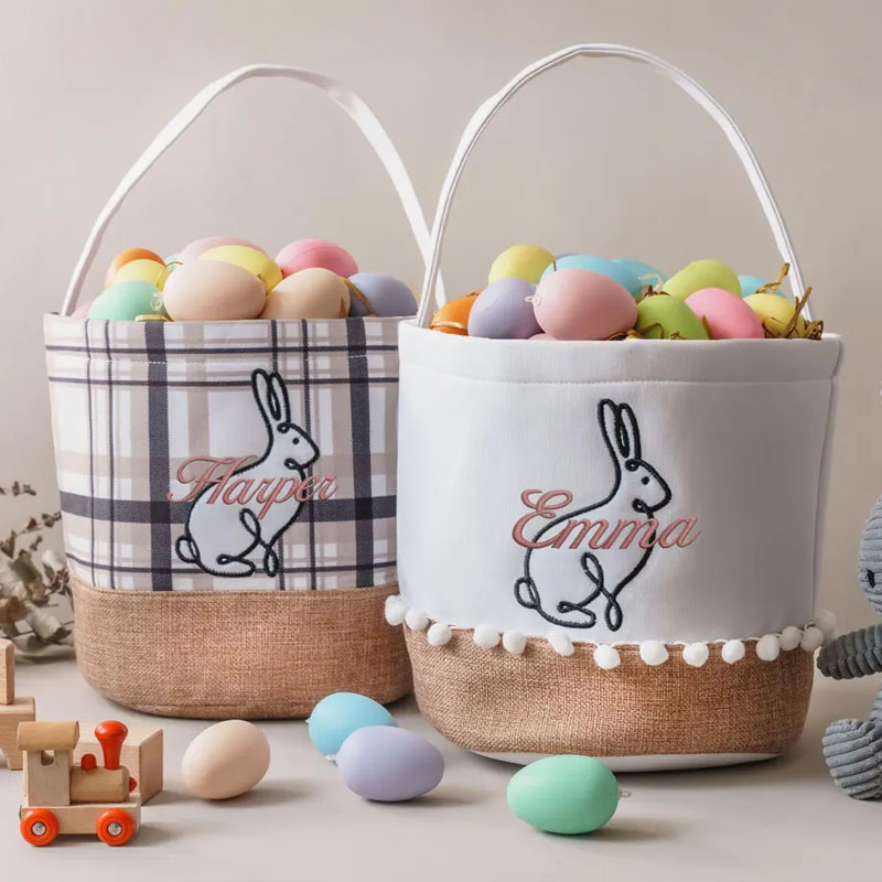 Personalized Handmade Easter Egg Basket