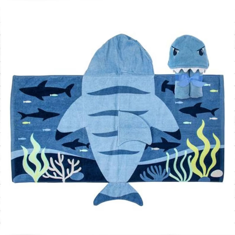 Personalized Hooded Towel Monogram Kids Beach Towels