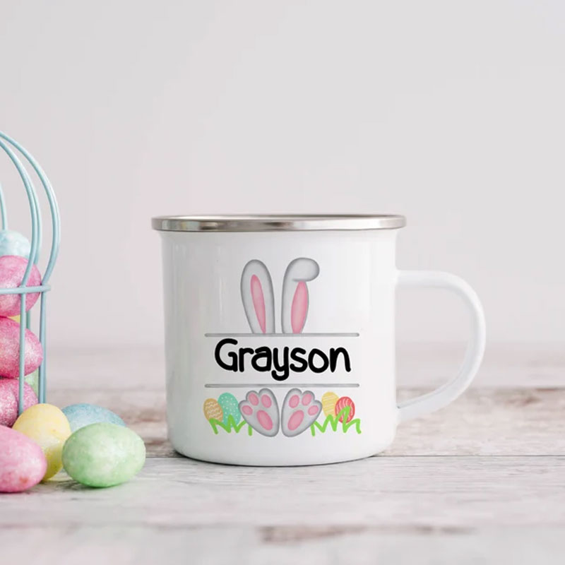 Personalized Kids Mug Easter Bunny Mug