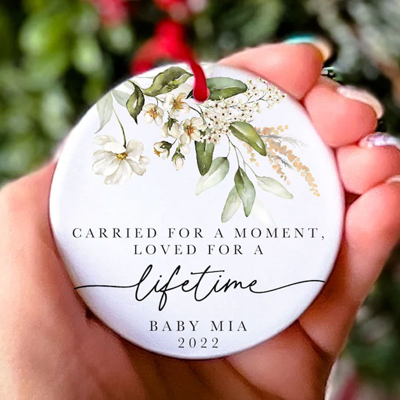 Personalized Miscarriage Ornament Baby Memorial Gift