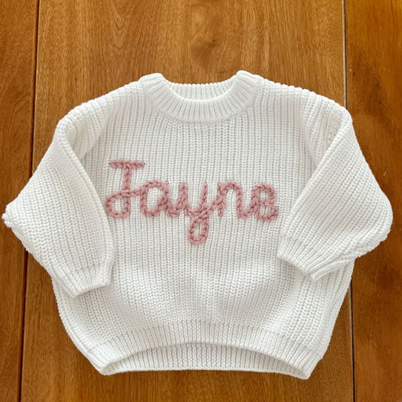 Personalized Oversized Name Kids Sweater