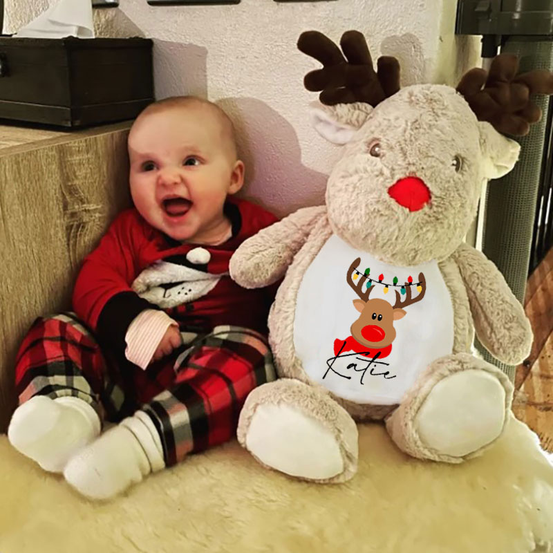 Plush Reindeer toy Christmas Gift for Kids