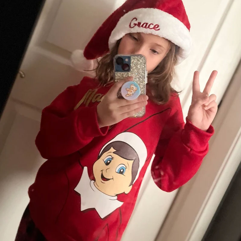 Plush Velvet Personalized Santa Hat