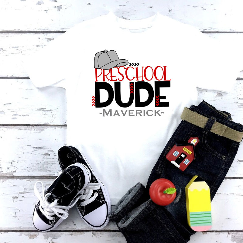 Preschool School shirt First day of school Tshirt