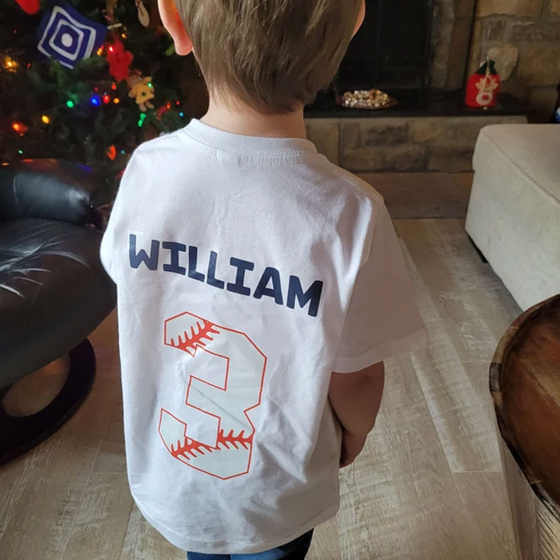 Rookie of the year boys baseball birthday Tshirt