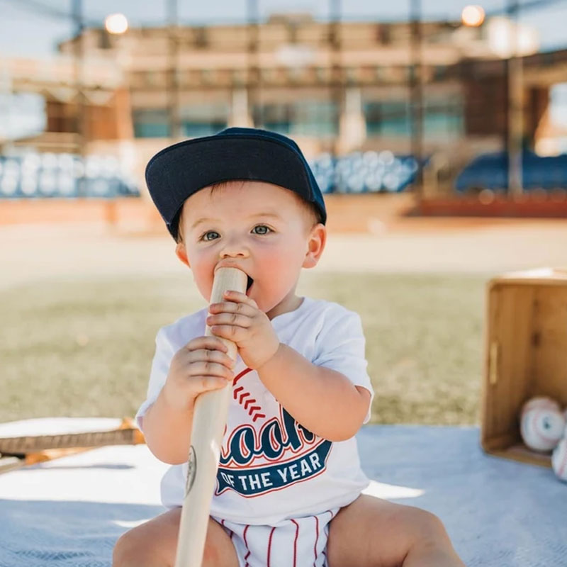 Rookie of the year boys baseball birthday Tshirt