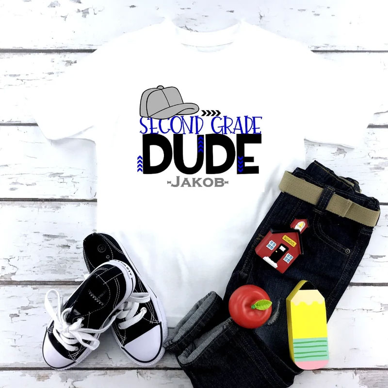 Second grade School shirt First day of school Tshirt