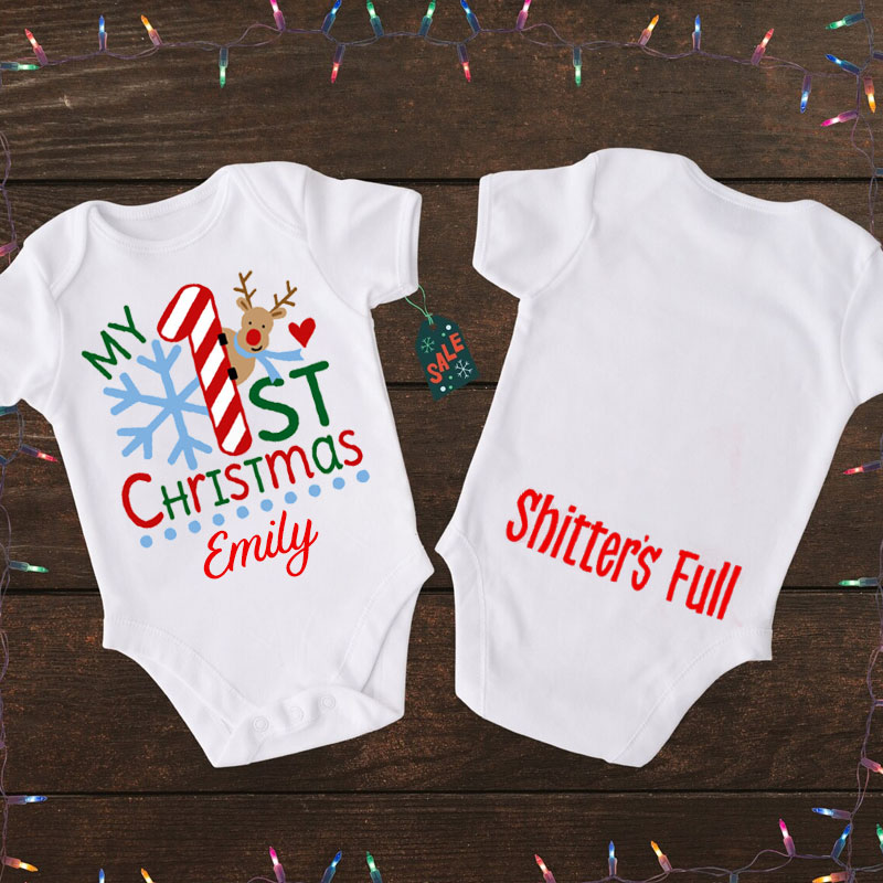 Shitter’s Full Bodysuit Baby Christmas Gift