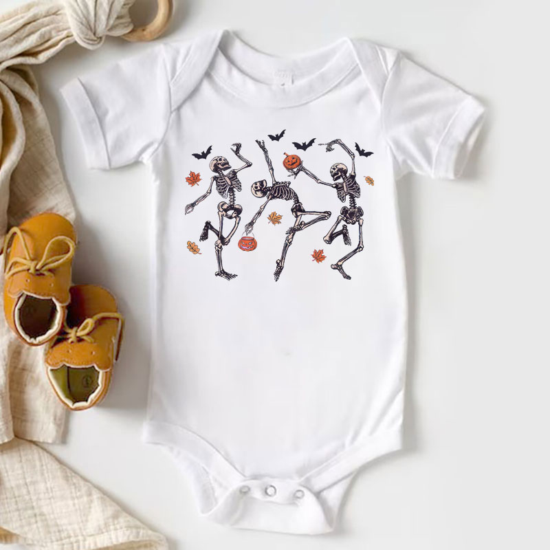 Skeleton Halloween Baby Bodysuit