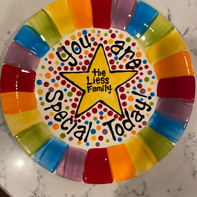 Special Day Family Plate Kid Birthday Plate
