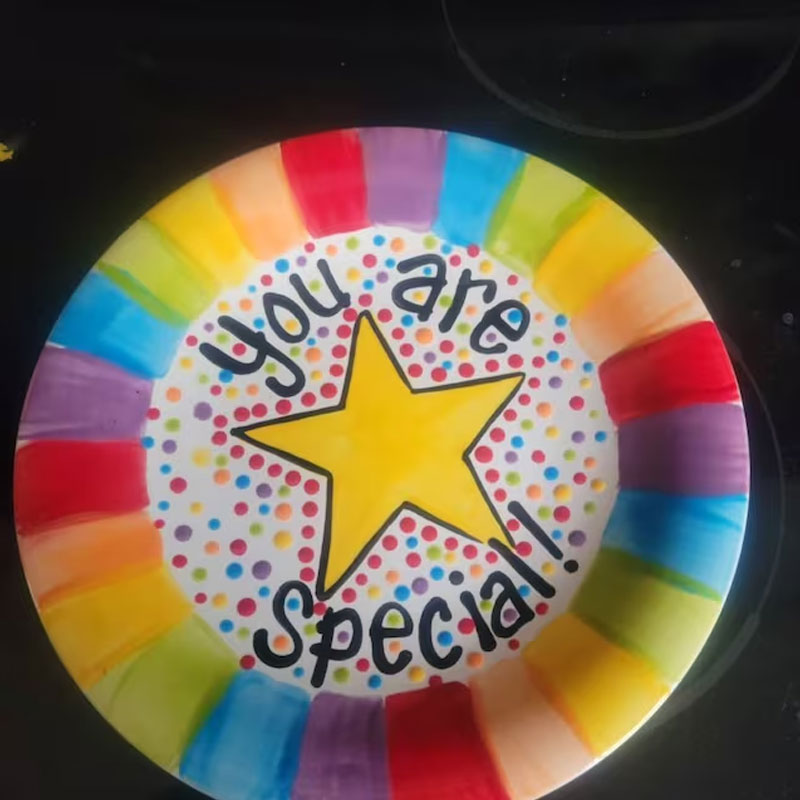 Special Day Family Plate Kid Birthday Plate