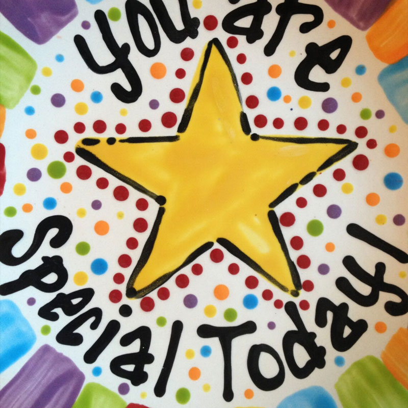 Special Day Family Plate Kid Birthday Plate
