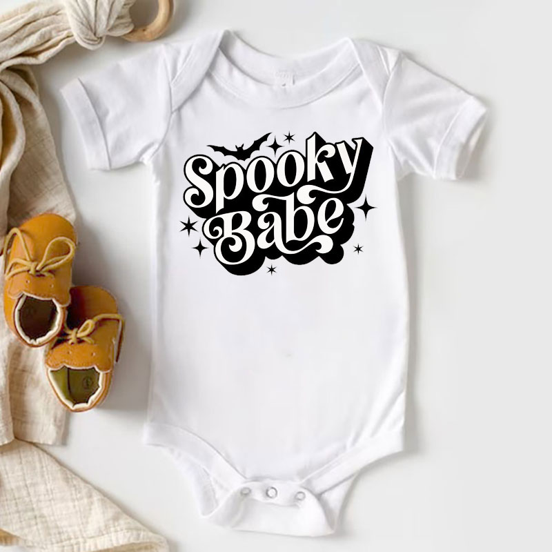 Spooky Babe Halloween Baby Bodysuit