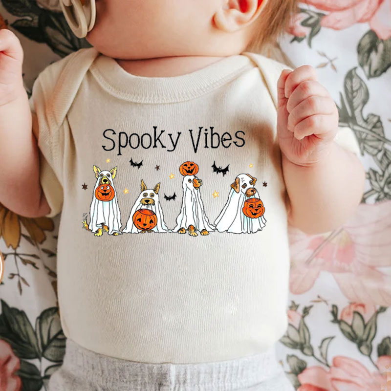 Spooky Vibes Halloween Baby Bodysuit